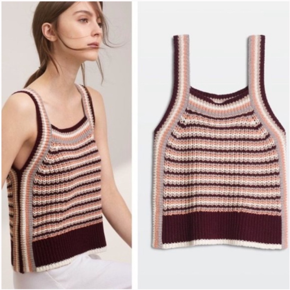 Wilfred Knit Striped Top